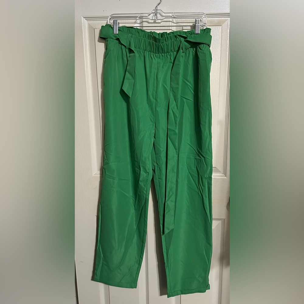 SHEIN Emerald Green Elastic-Waist Skirt